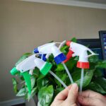 Trigger Sprayer Bottle Replacement Nozzle Plastic Spray Bottle Head (1pc) - Fabric Detail by Nari Haat, Indian ethnic...