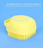 SILICONE MASSAGE BATH BODY BRUSH WITH SHAMPOO DISPENSER, SCRUBBER - Full Detail by Nari Haat, Indian ethnic wear, wom...