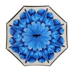 Printed Travel Windproof Umbrella (Reverse Umbrella) - Full Detail by Nari Haat, Indian ethnic wear, women clothing, ...