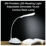 Portable LED Reading Light Adjustable Dimmable Touch Control Desk Lamp - Closeup Embroidery by Nari Haat, Indian ethn...