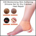 Moisturizing Skin Softening Silicone Gel for Dry Cracked Heel Repair (Multicolour) - Neckline Detail by Nari Haat, In...