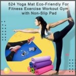 Yoga Mat Eco-Friendly for Fitness & Gym – Non-Slip Exercise Mat (180x60cm) - Full Detail by Nari Haat, Indian ethni...