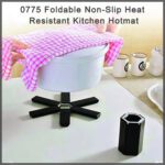 Foldable Non-Slip Heat-Resistant Hotmat for Kitchen – Compact and Durable - Sleeve Design by Nari Haat, Indian ethn...