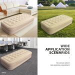 Portable Inflatable Bed Folding Lazy Bed (190x100x40 Cm / 1 Pc) - Closeup Embroidery by Nari Haat, Indian ethnic wear...