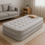 Portable Inflatable Bed Folding Lazy Bed (190x100x40 Cm / 1 Pc) - Full Detail by Nari Haat, Indian ethnic wear, women...