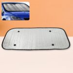 Car Windshield Sun Shade, Blocks UV Rays Sun Visor Protector,  (107×45 Cm) - Front View by Nari Haat, Indian ethnic ...