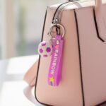 Cute Silicone 3D Key Chain with Metal Hook & Strap (Pack of 1) - Back View by Nari Haat, Indian ethnic wear, women cl...
