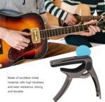 Guitar Capo with Pickup Stand – Soft Capo for Acoustic & Electric Instruments - Neckline Detail by Nari Haat, India...