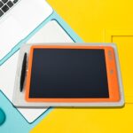 Portable LCD Writing Board Slate Drawing Record Notes Digital   (1 pc / 25×15 Cm) - Back View by Nari Haat, Indian e...