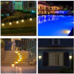 4-Piece Solar Waterproof Garden, Stair & Railing Lights - Neckline Detail by Nari Haat, Indian ethnic wear, women clo...