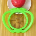 Plastic Apple Cutter Slicer with 8 Blades and Handle - Back View by Nari Haat, Indian ethnic wear, women clothing, de...