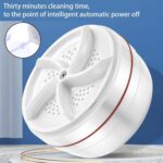 Mini Turbo Washing Machine – Portable USB Washer for Home & Small Spaces - Neckline Detail by Nari Haat, Indian eth...