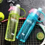 Portable Spray Water Bottle 600ML