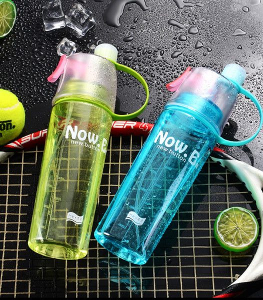 Portable Spray Water Bottle 600ML
