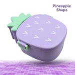 Pineapple Shaped Lunch Box with Compartments for Kids School Meals - Front View by Nari Haat, Indian ethnic wear, wom...