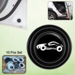 Car Door Shock Absorber Car Door Protection Sticker (10 Pcs Set) - Front View by Nari Haat, Indian ethnic wear, women...