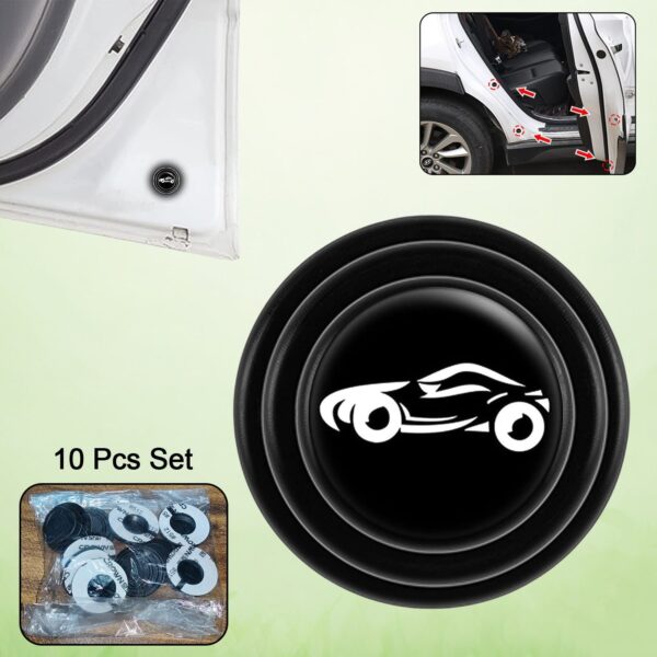 Car Door Shock Absorber Car Door Protection Sticker (10 Pcs Set) - Front View by Nari Haat, Indian ethnic wear, women...