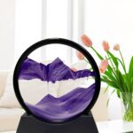 3D Moving Sand Art – Liquid Motion Deep Sea Sandscape with Round Glass Frame (1 Pc) - Sleeve Design by Nari Haat, I...