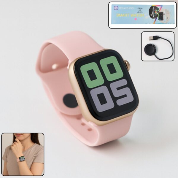 T700S Large Display Wireless Charging Smart watch (1 Pc) - Front View by Nari Haat, Indian ethnic wear, women clothin...