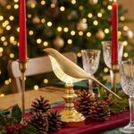 Sparrow led Table Lamp Crystal Decoration Lamp Soft Light & Energy Saving Lamp (1 Pc) - Closeup Embroidery by Nari Ha...