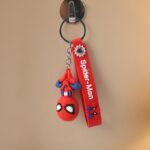 Cute Cartoon Silicone 3D Key Chain with Metal Hook & Strap (Pack of 1) - Closeup Embroidery by Nari Haat, Indian ethn...