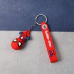 Cute Cartoon Silicone 3D Key Chain with Metal Hook & Strap (Pack of 1) - Neckline Detail by Nari Haat, Indian ethnic ...