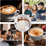 Stirring Coffee Mug | Magnetic Stirring Coffee Cup | Stainless Steel Mug for Milk | Travel Mixing Cup | Self Stirring...