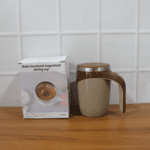 Stirring Coffee Mug | Magnetic Stirring Coffee Cup | Stainless Steel Mug for Milk | Travel Mixing Cup | Self Stirring...