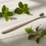 Wheat Straw Soft-Bristle Toothbrush for Deep Cleaning & Dental Care (1 Pc) - Back View by Nari Haat, Indian ethnic we...