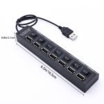 USB Splitter Multi Port USB 2.0 Hub, 7 Port - Neckline Detail by Nari Haat, Indian ethnic wear, women clothing, desig...