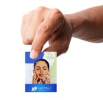 Fresh Paper Soap Strips Traveling Hand Wash with Jasmine Fragrance (100pc) - Neckline Detail by Nari Haat, Indian eth...