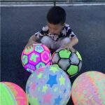 Bouncy Stress Reliever Fun Play Led Rubber Balls for Kids (1 Pc Only) - Neckline Detail by Nari Haat, Indian ethnic w...