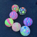 Bouncy Stress Reliever Fun Play Led Rubber Balls for Kids (1 Pc Only) - Front View by Nari Haat, Indian ethnic wear, ...