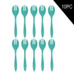 Heavy Duty Dinner Table Forks for Home Kitchen (Pack of 10) - With Dupatta by Nari Haat, Indian ethnic wear, women cl...