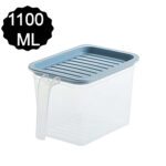 Air Tight Unbreakable Big Size 1100 ml Square Shape Kitchen Storage (Set of 6) - Neckline Detail by Nari Haat, Indian...