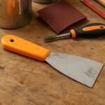 Putty Knife Set with Soft Rubber Handle (1 Pc) - Back View by Nari Haat, Indian ethnic wear, women clothing, designer...