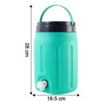 Insulated Water Jug 5.5 Ltr Water Storage Jug - Fabric Detail by Nari Haat, Indian ethnic wear, women clothing, desig...