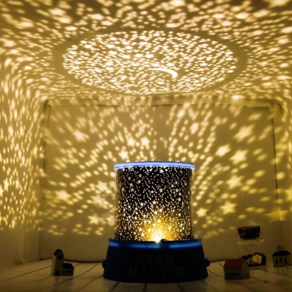 Star Night Light Projector – USB LED Lamp for Kids’ Room (Battery Free) - Front View by Nari Haat, Indian ethnic ...