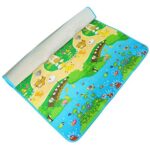 Waterproof Single-Side Baby Play & Crawl Floor Mat for Kids (180 × 115) - Sleeve Design by Nari Haat, Indian ethnic ...