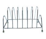 Stainless Steel Square Plate Rack Stand Holder for Kitchen - Front View by Nari Haat, Indian ethnic wear, women cloth...
