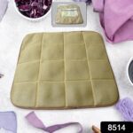 Square Shaped Bamboo Charcoal Filled Car Auto Seat Cushion Mat Cover - Closeup Embroidery by Nari Haat, Indian ethnic...