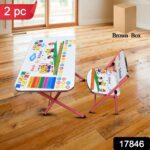 Multifunction Portable Foldable Study Table & Chair (2 Pc Set) - With Dupatta by Nari Haat, Indian ethnic wear, women...