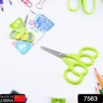 Stainless Steel Double Grip Scissors (1 Pc): Comfort Grip Handle, Multipurpose - With Dupatta by Nari Haat, Indian et...