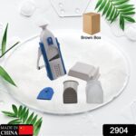 Multi-Function 5-in-1 Food Vegetable Potato Chopper, Garlic Grinder - With Dupatta by Nari Haat, Indian ethnic wear, ...