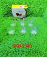 Multi Purpose Unbreakable Drinking Glass (Set of 6 Pieces) (300ml) - Full Detail by Nari Haat, Indian ethnic wear, wo...