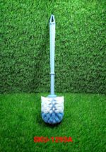 Plastic Round Toilet Cleaner Brush – Hockey Stick Shape Bathroom Brush - Neckline Detail by Nari Haat, Indian ethni...