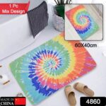 Super Absorbent Floor Mat Non-Slip Mat, Bath Mat for Bathroom, Kitchen, Door Mat - With Dupatta by Nari Haat, Indian ...