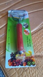 Vegetable and Fruit Peeler with Wooden Handle (1 Pc) - Fabric Detail by Nari Haat, Indian ethnic wear, women clothing...