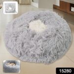 Medium Round Dog Beds for Small, Medium Dogs and Cats (1 Pc) - With Dupatta by Nari Haat, Indian ethnic wear, women c...