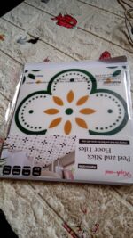 Peel & Stick 8×8 Inch Floor Tiles for Kitchen & Bathroom (10 Pc Set) - Full Detail by Nari Haat, Indian ethnic wear,...